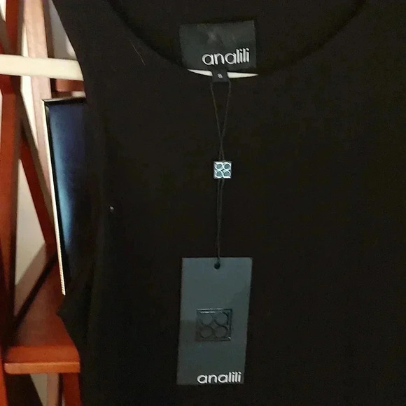 ANALILI Women's One Shoulder Silk Sleeve Sheath Dress - Picture 5 of 5